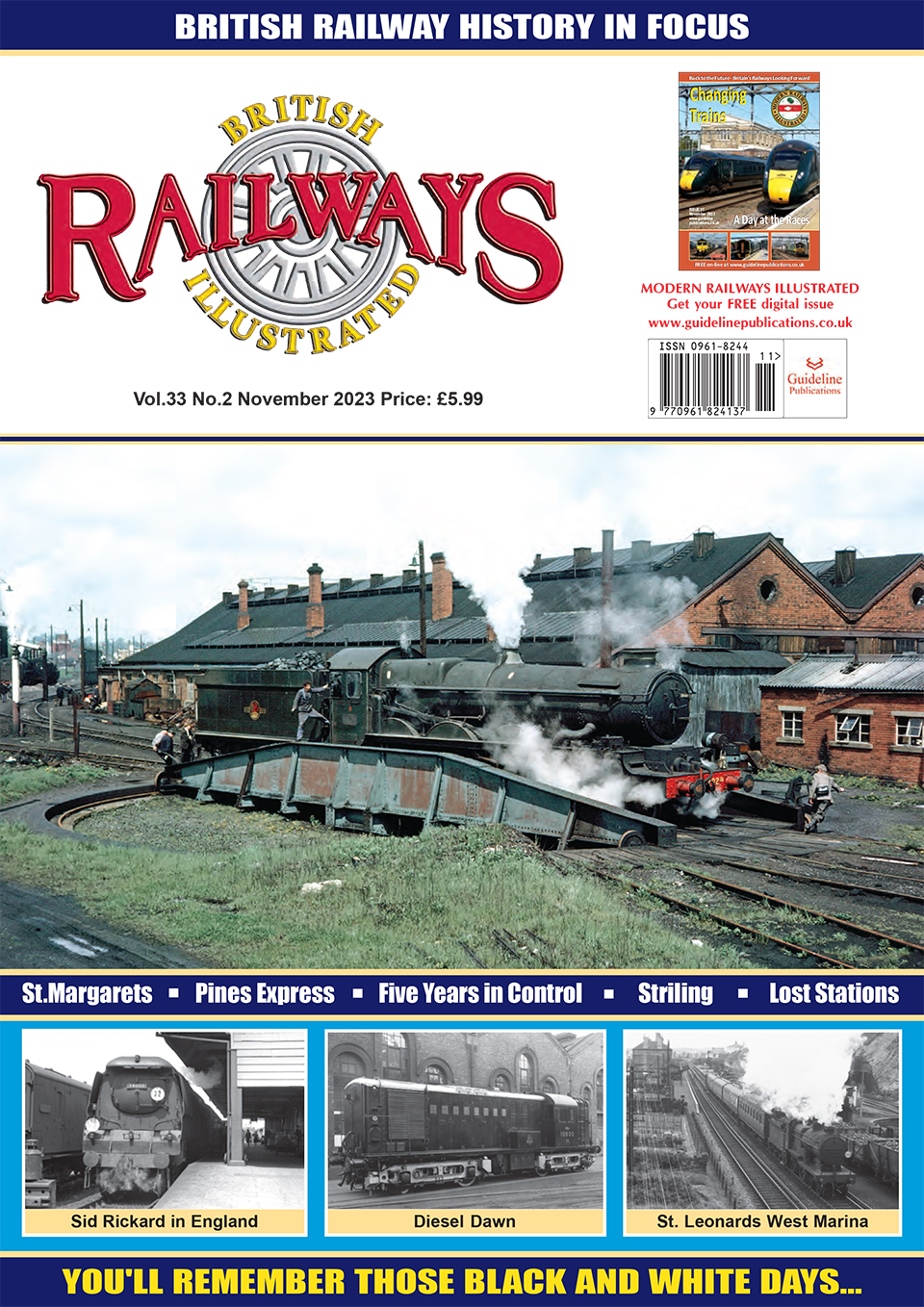 Guideline Publications Ltd British Railways Illustrated  vol 33-02 November  23 