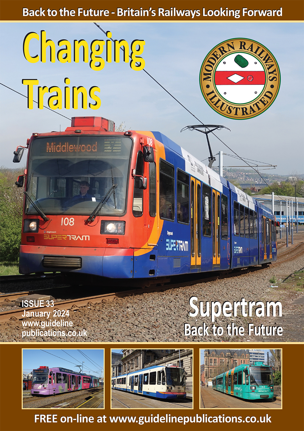 Guideline Publications Ltd Modern Railways Illustrated January 24 - Digital Only January 24 