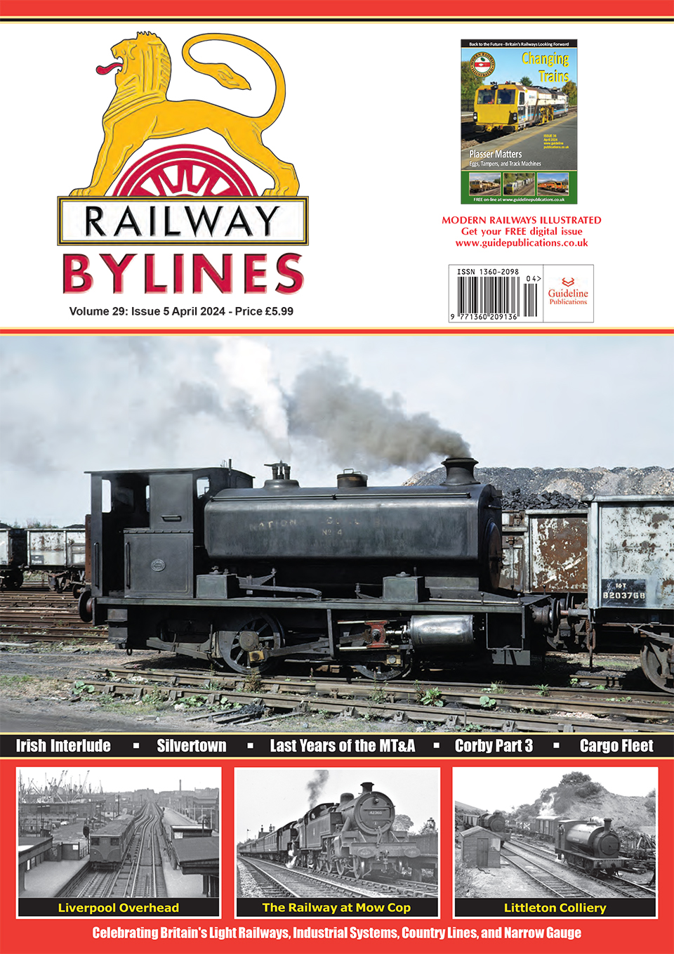 Guideline Publications Ltd Railway Bylines  vol 29 - issue 05 April 24 