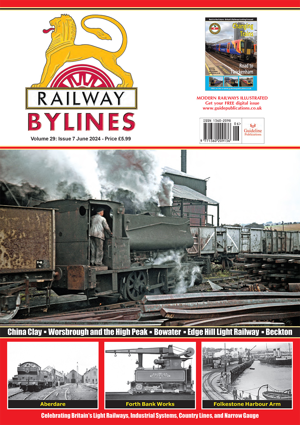 Guideline Publications Ltd Railway Bylines  vol 29 - issue 07 June 24 