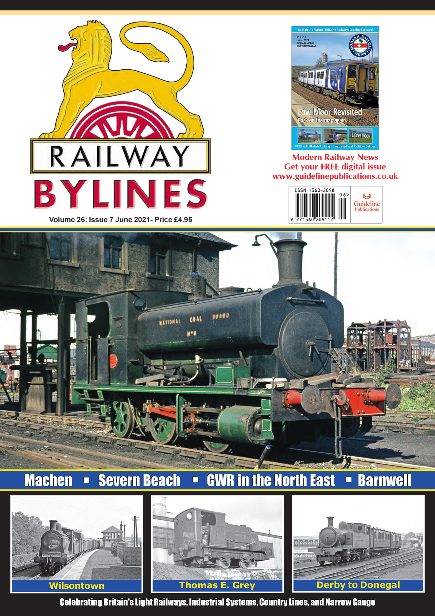 Guideline Publications Ltd Railway Bylines  vol 26 - issue 07 June 2021 