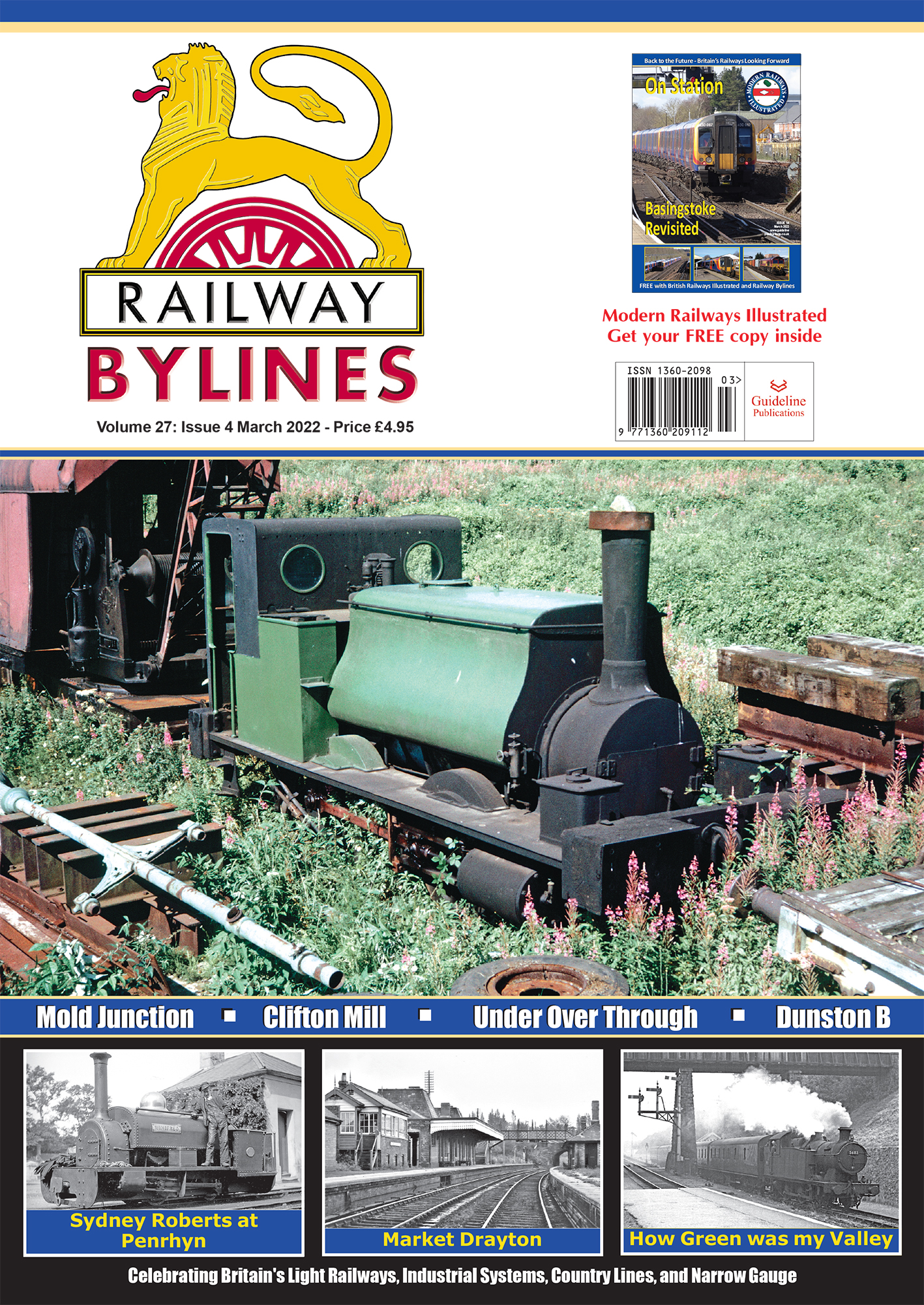 Guideline Publications Ltd Railway Bylines  vol 27 - issue 04 March 22 