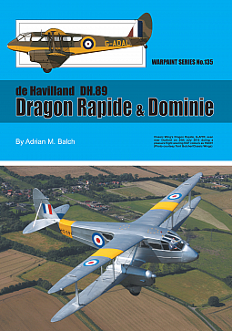 Guideline Publications Ltd Warpaint 135 - DH.89 Dragon Rapide By Adrian Balch 